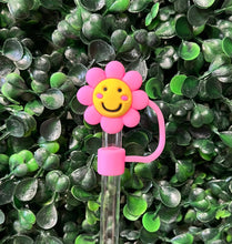 Load image into Gallery viewer, Flower Straw Toppers: White Daisy