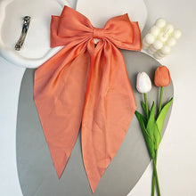 Load image into Gallery viewer, Hair bow: Navy / One Size