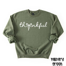 Load image into Gallery viewer, Friendsgiving Shirt, Thankful Shirt, Thanksgiving Sweater: Military Green / M / T-Shirt