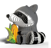 Load image into Gallery viewer, EUGY Raccoon 3D Puzzle