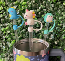 Load image into Gallery viewer, Animal Straw Toppers: Chick