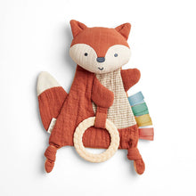 Load image into Gallery viewer, Fox Bitzy Crinkle™ Sensory Toy with Teether