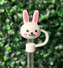 Load image into Gallery viewer, Animal Straw Toppers: Bunny