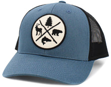 Load image into Gallery viewer, Outdoors Vintage Ballcap Meshback: MOS-KHK