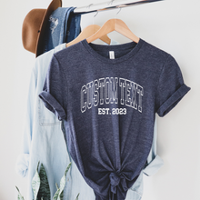 Load image into Gallery viewer, Custom Team Name Spirit Wear Football or Shop Logo Tee Shirt: Small