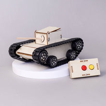 Load image into Gallery viewer, Remote Controlled Tank DIY Kit, STEM Toy, Craft Kit for Kids