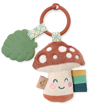 Load image into Gallery viewer, Itzy Pal™ Plush + Teether: NEW Mushroom