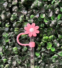 Load image into Gallery viewer, Flower Straw Toppers: White Daisy