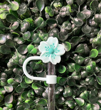 Load image into Gallery viewer, Flower Straw Toppers: White Daisy