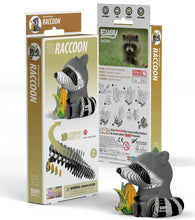 Load image into Gallery viewer, EUGY Raccoon 3D Puzzle