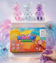 Load image into Gallery viewer, TPR Glitter Baby Squishy Fidget Toy for Stress Relief