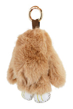 Load image into Gallery viewer, Bling Bunny Rabbit Soft Fur Plush Doll Keychain: ASSORTED / ONE SIZE