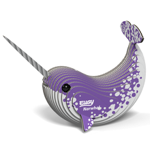 Load image into Gallery viewer, EUGY Narwhal 3D Puzzle