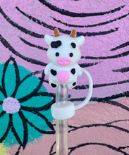 Load image into Gallery viewer, Other Large Straw Toppers: Moo Cow