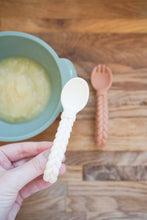 Load image into Gallery viewer, Sweetie Spoons™ Spoon + Fork Set: Buttercream + Toffee