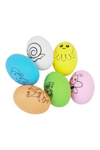 Load image into Gallery viewer, 6-Count DIY Easter Egg Coloring Craft Kit - 12 Bag/72 Egg: WHITE / ONE SIZE