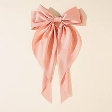 Load image into Gallery viewer, Hair bow: Navy / One Size