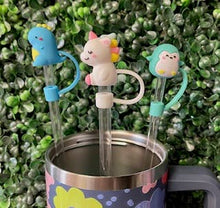 Load image into Gallery viewer, Other Large Straw Toppers: Ducky