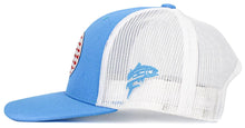 Load image into Gallery viewer, USA Fish Flag Mesh Back Ballcap: BLK-BLK
