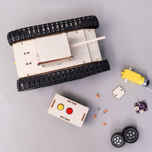 Load image into Gallery viewer, Remote Controlled Tank DIY Kit, STEM Toy, Craft Kit for Kids