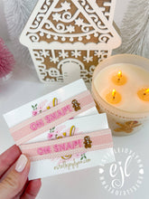 Load image into Gallery viewer, Oh Snap Gingerbread Boy Christmas Embroidered Bracelet
