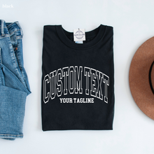 Load image into Gallery viewer, Custom Team Name Spirit Wear Football or Shop Logo Tee Shirt: XL