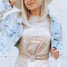 Load image into Gallery viewer, Custom Team Name Spirit Wear Football or Shop Logo Tee Shirt: Large