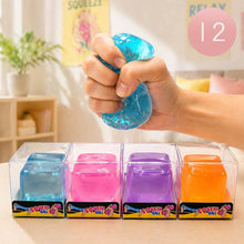 Load image into Gallery viewer, 12PCS - Colorful Gel Squishy Stress Relief Ball Toy