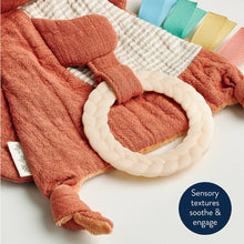 Load image into Gallery viewer, Fox Bitzy Crinkle™ Sensory Toy with Teether