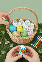 Load image into Gallery viewer, 6-Count DIY Easter Egg Coloring Craft Kit - 12 Bag/72 Egg: WHITE / ONE SIZE