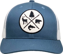 Load image into Gallery viewer, Outdoors Vintage Ballcap Meshback: MOS-KHK
