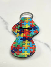 Load image into Gallery viewer, Chapstick Holder Keychain: Polka Dot

