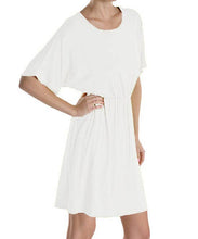 Load image into Gallery viewer, SI-809 Elastic waist Loose fit dress $1 SALE: Black-2402 / S
