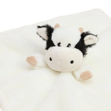 Load image into Gallery viewer, Black and White Cow Lovey Blanket Warmies
