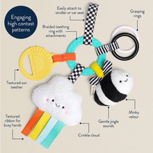Load image into Gallery viewer, *NEW OPTION* Bitzy Busy Ring™ Teething Activity Toy: Veggie
