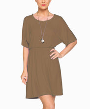 Load image into Gallery viewer, SI-809 Elastic waist Loose fit dress $1 SALE: Royal-2405 / S

