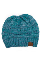 Load image into Gallery viewer, C.C Four Tone Thread Mix Color Cable Beanie Winter Hat: 004
