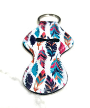 Load image into Gallery viewer, Chapstick Holder Keychain: Tie Dye

