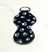 Load image into Gallery viewer, Chapstick Holder Keychain: Tie Dye
