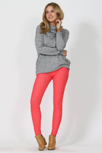 Load image into Gallery viewer, SI-3096 Hacci Long Sleeve Bottom Band Pocket Tunic $1 SALE: H.Grey-10407 / M
