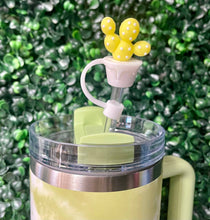 Load image into Gallery viewer, Cactus Straw Toppers: Aqua
