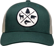 Load image into Gallery viewer, Outdoors Vintage Ballcap Meshback: MOS-KHK
