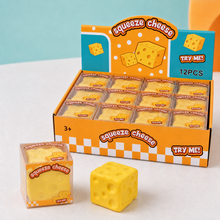 Load image into Gallery viewer, Cheese Squishy Fidget Toy for Stress Relief
