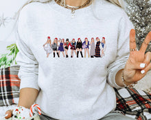 Load image into Gallery viewer, Taylor Santa Era's Outfits - Christmas Sweatshirt: Ash / Medium

