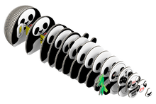 Load image into Gallery viewer, EUGY Panda 3D Puzzle
