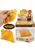 Load image into Gallery viewer, Croissant Pastry Bread Slow Rising Foam Squishy: AS SHOWN / ONE SIZE

