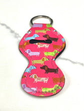Load image into Gallery viewer, Chapstick Holder Keychain: Red Plaid
