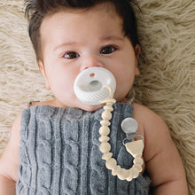 Load image into Gallery viewer, Sweetie Strap™ Silicone One-Piece Pacifier Clips: Toast
