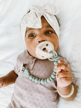 Load image into Gallery viewer, Sweetie Strap™ Silicone One-Piece Pacifier Clips: Toast

