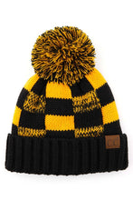 Load image into Gallery viewer, C.C Buffalo Check Team Color Beanie: Red/Black
